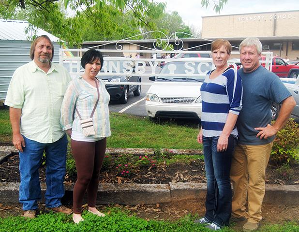 Friends hold benefit for Donnie and Stacy Spence Pictured (l-r): Donnie Spence, Stacy Spence, Danny Farris, Tracy Farris