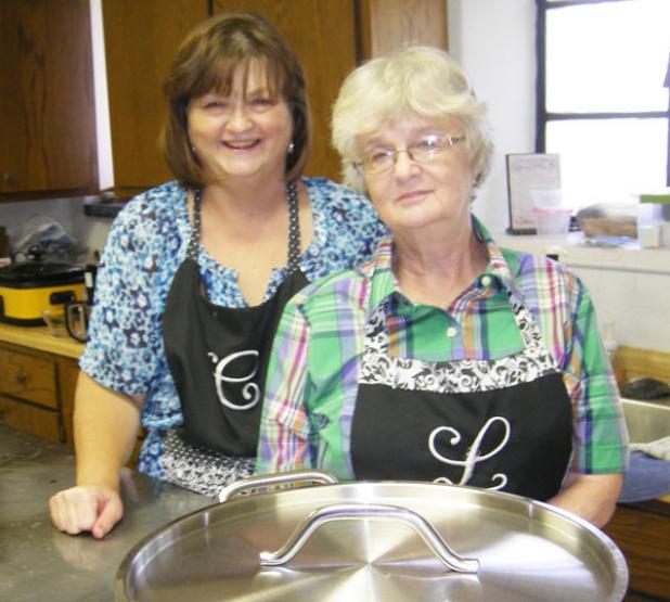 Cheryl Smith (left) and Lynn Vaught (right) are known in Grand Junction as the “Soup Ladies”. 