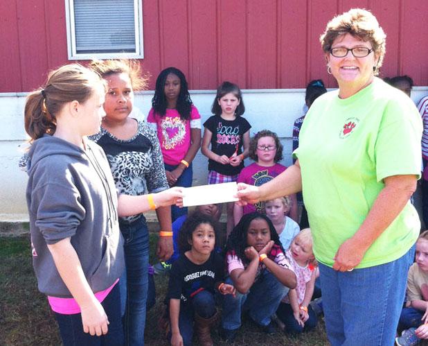 Girl Scout Troop 40508 makes donation Article Image Alt Text