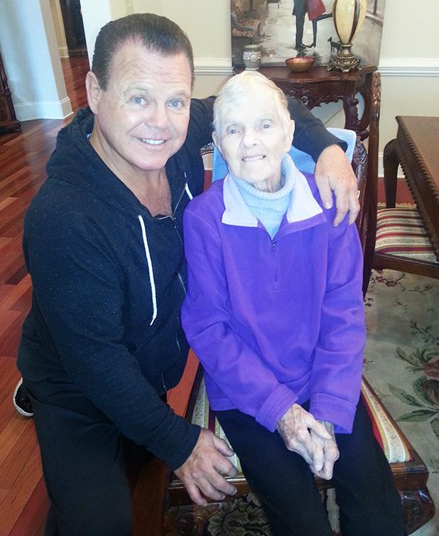 Jerry Lawler and Helen Stahl