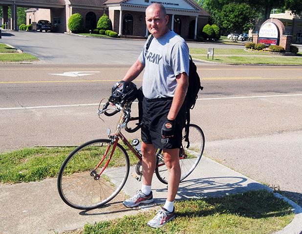 John Townsley prepares to leave Bolivar, headed to Jackson and Nashville, on his way to New York City.