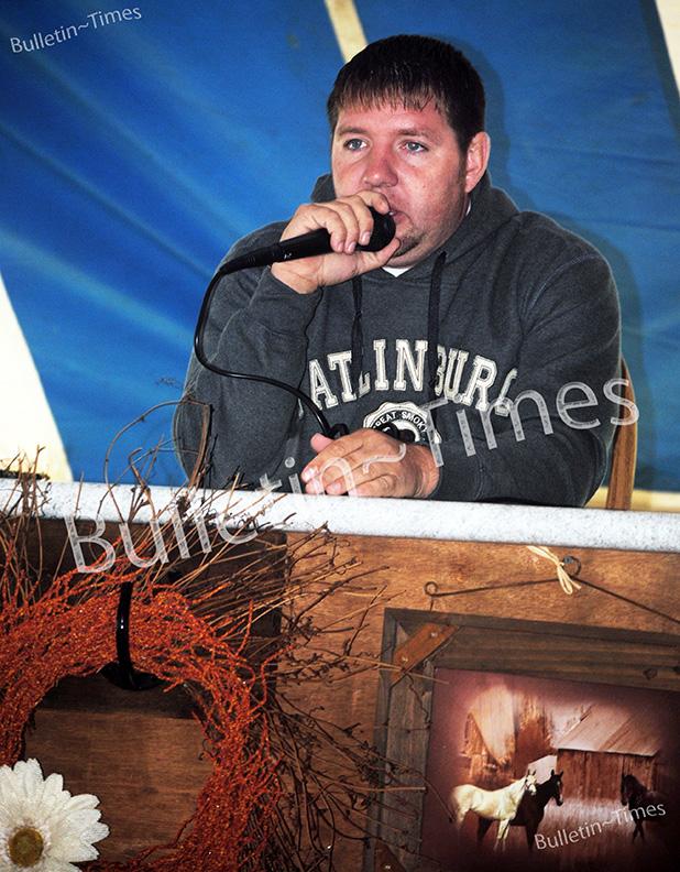 Fall Fest a family tradition Lynden Helmuth was the auctioneer for the Mennonite Fall Fest this year.