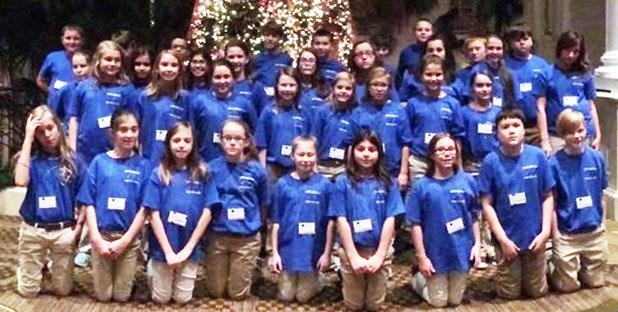 MES Beta attends convention and performs MES Beta Club students performed in Songfest at the Beta Convention, held in Nashville, November 23-25.