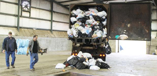 Recycling center gets ‘recycled’ The Hardeman County Recycling Center received its first load of garbage on Monday, October 6 as it begins bailing garbage again. The center bailed garbage prior to the county taking over operations in 2004. Hardeman County Mayor Jimmy Sain said bailing garbage will save the county space in the landfill and correct several issues with the landfill the county has faced.