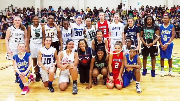All-Star Game Raises Funds for Scholarship Photo: Girls All-Stars. Photo by Armantha Deese.