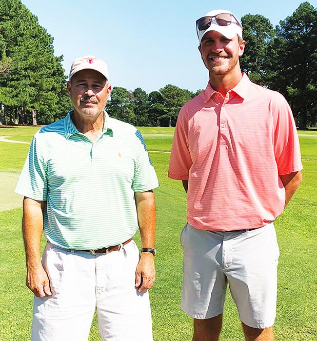 Sain Wins Hardeman County G&CC Shootout Strope (left) and Sain. Photo courtesy of Dylan Hill.