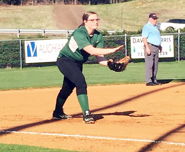 Sydney Howell feels right at home on third base