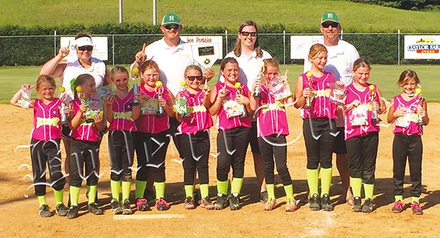 Girls 8U Softball Wins Tournament Photo courtesy Leah Nuckolls.