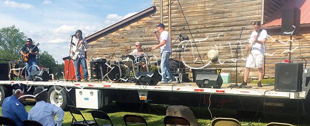 Hardeman County band Southern Rose was part of the entertainment at a fundraiser for the Carl Perkins Center for the Prevention of Child Abuse on May 15 at Big Buck Resort near Hornsby. 