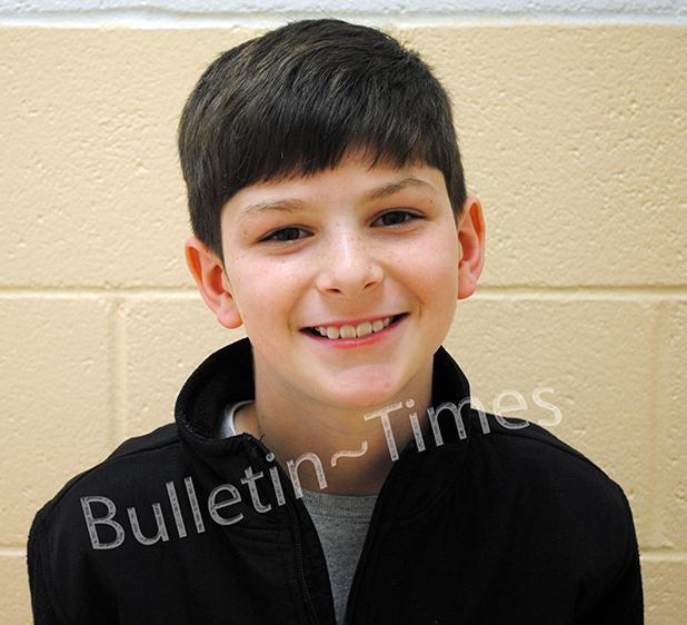 Student and staff member of the week Ashton Robbins