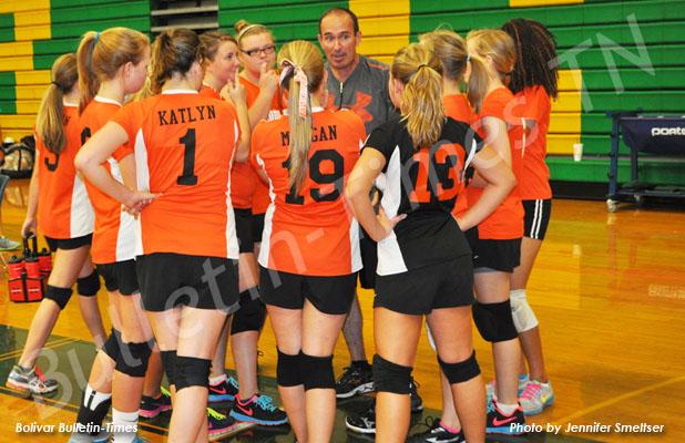 BCHS and MHS volleyball have big wins MHS Coach Zeke Craft discusses plays with his team that continues to add wins to their season.