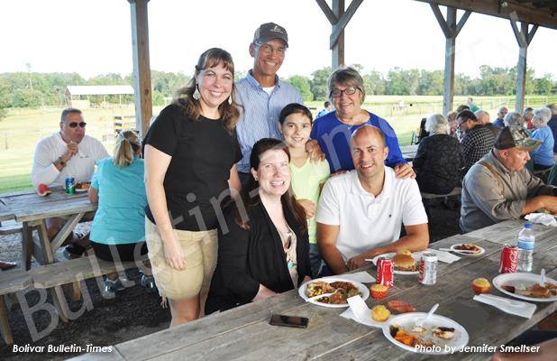 Pictured sitting (l-r): Pastor Dr. Angela Harris and Matt Harris. On the back row (l-r): FUMC Bolivar Administrative Assistant Dawn Cody, Ray Gilmer, Becca Lynne Bryant (granddaughter) and Mary Ellen Gilmer at the annual FUMC Bolivar church picnic.