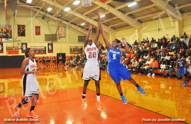 Middleton High School basketball does what they do best Middleton Lady Tiger Chelsey Perry goes up for the shot against Fayette Ware.