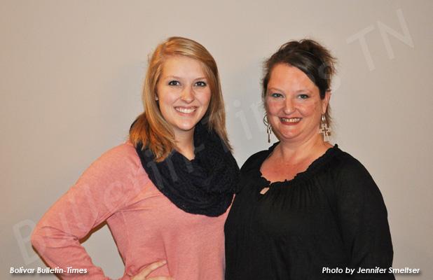 Mother-daughter duo Leanne Young (right) and Leah Grantham (left) co-direct “Twas the Night Before Christmas at the HCAC.