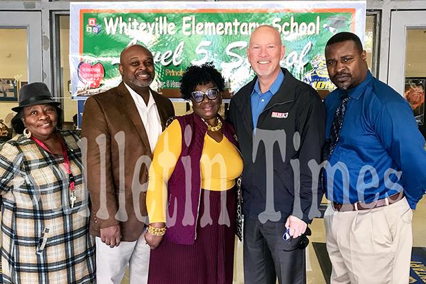 Wallace Harvey was hurt on the job changing a tire on an 18-wheeler. Whiteville Elementary School reached out to WREG’s Tim Simpson, who donated $300 and some anonymous donors donated, according to station officials.