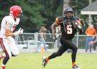 Trae Anderson takes off downfield against the RCA defenders