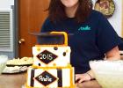 Andie Seever, 2015 graduate of Middleton High School, is pictured at a reception in her honor.