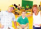 Mike and Anita Jacobs joined Travis Gallagher for Grandparent’s Day at Bolivar Elementary School.
