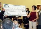 Fayette Academy Band receives donation for new uniforms