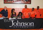MHS's Whatley signs with Johnson University Pictured (l-r): Clay Young (Assistant Coach Johnson University) Amanda Ayers (mother) Antonia Whatley, James Burkley (Middleton head coach), Treka Tate (Middleton assistant coach, Monterio Williams (Middleton assistant coach).