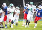 Jalen Crisp leads Bolivar in rushing for the season with 447 yards in four games. Photo by Brett Teubner. 
