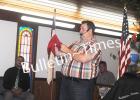 Leon McGee, founder of From a Child Ministries in Conway, AR., performs a magic trick during Brints Chapel Baptist Church’s VBS on Tuesday, June 16.