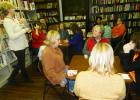 Grand Junction holds Bunko fundraiser The Grand Junction Public Library held a Bunko fundraiser Thursday night. Funds raised will be used along with a matching grant to purchase new computers. Loretta Bell, librarian, is shown advising the attendees of the ground rules for play. “Our libraries are notoriously underfunded and fundraisers similar to this one are required to purchase needed equipment,” said Bell.