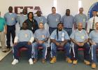 Pictured bottom row (l-r) B. Cherry, M. Goolsby, D. Wells, F. Bernal, and A. Lefevers. Back row (l-r) ATU Counselor Gibson, ATU Counselor Dyer, inmate C. Gordon, B. Richardson, ATU Counselor Newborn, inmates C. Dixon, G. Bovard, E. Beasley, A. Phillips, ATU Manager Corman and ATU Counselor Polk.