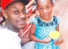Clarence Minter pictured with daughter Caitlyn.