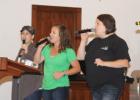 The Dixie Hills Baptist Church Praise Team began the conference each night by leading those in attendance in praise and worship songs.