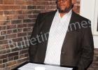 Dr. Charles McKinney of Rhodes College in Memphis speaks before excerpts of four films in the Created Equal: America’s Civil Rights Struggle film series.