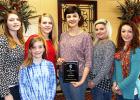 Pictured front row: Riley Melton. Back row: Madison Doyle, Amber Hilliard, Katherine Boozer, Allie Wade and Emily Waldon