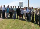 Bolivar Fire Chief Lynn Price was joined by State Senator Dolores Gresham, Bolivar Mayor Barrett Stevens, Bolivar City Administrator Shelia Dellinger, city council representatives, members of the Firewise Committee as the city received its Firewise recognition. Photo by Sarah Rice