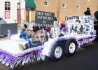 MLK parade floats were all decorated to reference the education theme this year.