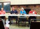 Grand Valley Lakes’ 2015-2016 Board of Directors held their first meeting of the year May 8. (l to r) Bill Stone, Danielle Emerson, Bob Bertin, Bubba Winkler, Myra Cox, Jeannie Ferri, and Ron Scott.