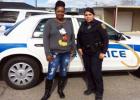 Brenda Gibson and Officer Nelly Munoz