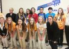 MHS HOSA assisted vision screenings Pictured front row (l-r): Starla Phelps, Morgan Mills, Jessie Willis, Megan Leslie, Kayleigh Lanier, Brandy Lusk. Back row (l-r): Carl Gibson (Lion’s Club member), Madison Darling, Kristina Flores, Kaitlyn Smith, Marissa Thweatt, Luis Ayala, Elijah White, Katlin Collins, and Vernon Beibers (Lion’s Club member).