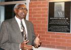 ‘Not just a hallway’ Former Hardeman County Sheriff Delphus Hicks Jr. spoke to his supporters during the dedication ceremony of the Delphus Hicks Jr. Corridor in the CJC on Friday, December 5.