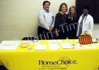 For the third year in a row, Home Choice Health Services sponsored the health fair. Photo (l-r) Don Young, Jennifer Hall, Leslie Stoots, and Christine Posey.