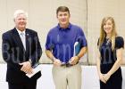 Photo left to right: Mayoral candidates Sain, Pulse, and Hedwall debated July 7 and 12. 