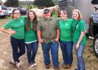 Junior High 4-H Horse Judging Members participated in the Western Region 4-H Horse Judging Contest, Thursday, April 9 in Decaturville. Hardeman County had five participants (L to R) Anna Boone, Abby Ramage, Travis Solis, Mikayla Vincent and Sarah Dickerson. Mikayla Vincent was the high scorer of the group. 