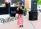 Pictured at left, Ruby Woods Harvey presented a one woman dramatization entitled “Still I Rise” at this year's Juneteenth celebration.