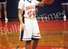 Kaylan Parks brings the ball down court for Middleton during their win over Liberty.