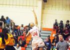 Kaylan Parks goes for a layup during the Middleton ladies win over W.E.B. DuBois.