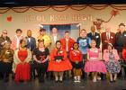 HCAC presents “Murder at Kool Kat High” The cast of “Murder at Kool Kat High” Seated (l-r): Cecilia (CC) Hadley (Rah Rah La Roux), Gladis Thomas (Ruby Tuesday), Demetria McTizic (Lollipop), Ginger Hillman Crowe (Antoinette FUNachello), Ashley Trainum (Veronica Von Pond), Johnbernae Hudson (Trixie Dixie), Autumn Trainum (Babsi Doll), Denise Estes (Miss Connie Brooks), Mica Shelly Harris (Bambi La Bomba). Standing (l-r): Wanda Young (Director), Stacie Grantham (Flash O’Hara), Tim Moss (Jamie Dean), Gary Byers (Elvis Pretzel), Illya Higgs, (Greased