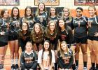 Photo right to left. Front row: Brooke Darling, Kailey Bizzell, Katie Kennamore. Middle row: Madi Burnett, Alana Kennamore, Haley Downen, Emma Robinson. Back row: Tayah Bridges, Alayna Russell, Ally Sisco, Ariana Wells, Anna Leslie, Ally Davis, Emily Reeves, Dawson Sisco. 