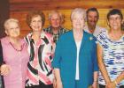Middleton High School Class of 1954 Pictured front row (l-r): Ann (Sexton) Wells, Emily (Vincent) Mills, Elaine (Trainum) Capshaw, Shirley (Shelly) Foshee and Burnell (Dixon) Holland. Back row: Fred Teer Jr., Clifton Brown and Marvin Mills.