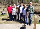 Master Gardeners in the picture left to right: Mike Abston, Carol Murphy, Gary Barrowclough, Larry Lowrance, Annette Lowrance, Lee Sammons UT Extension Agent.