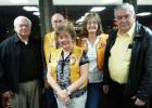 Shown center, front is Beverly Bodiford,   rear (l to r) Carl Gibson, Vernon Henderson, Norma Childers and Doug Henderson.