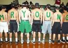 Bolivar Central students found a unique way to honor teacher, David Young, who passed away recently.  Students and visitors observed a moment of silence in remembrance of Mr. Young before tipoff on February 3.